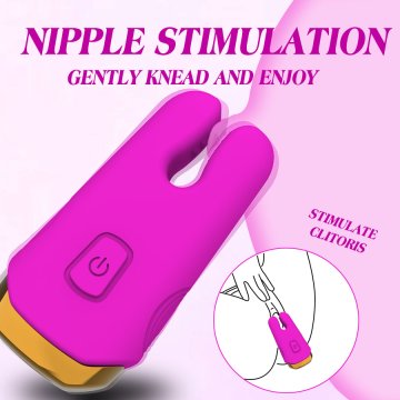 Female Silicone Nipple Remote Control Vibrator 12 Mode Vibrating Breast Massager Clitoral Vibrator Sex Toys